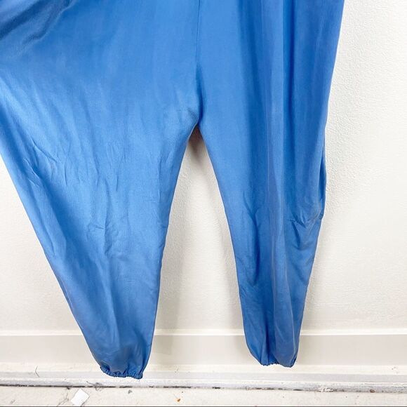 Joie Blue Silk Tank Top Jumpsuit Medium - Picture 9 of 12